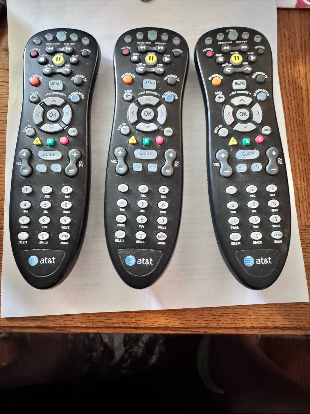 Black Universal TV Remote - Replacement Remote Control